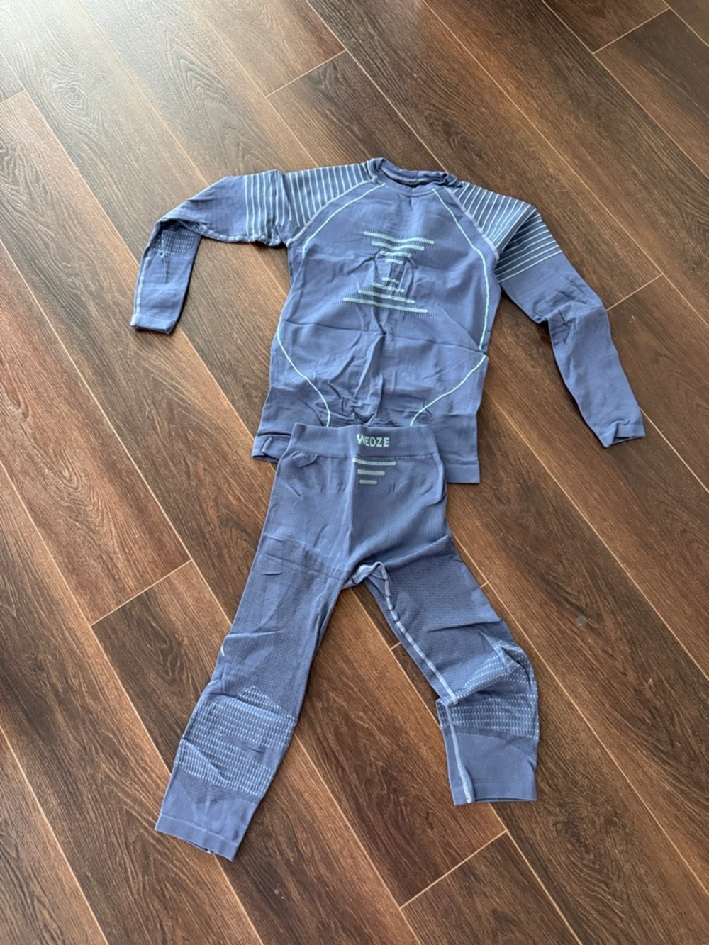 Wedze Blue Thermal Base Layer Set